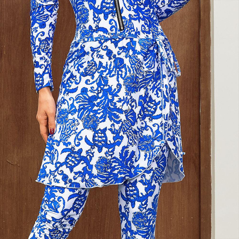 2024 Евро-американский принт Слитный купальник Женский набор для серфинга Модный стиль One Size