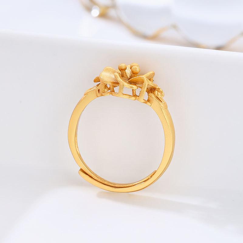 New Cold Wind Light Luxury Niche Exquisite Cold Wind Advanced Sense Niche Design Index Finger Ring Women's Jewelry