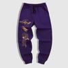 Pantalon de Jogging Style Gothique pour Homme - Chaleur Hivernale Pantalon de Sport Athlétique Décontracté avec Taille Élastique et Bas Resserré, Motifs Gothiques Géométriques