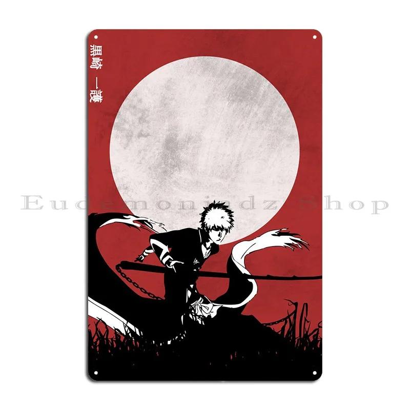 Anime Vintage Metal Sign Living Room Poster Bar Garage Print Tin Sign Poster