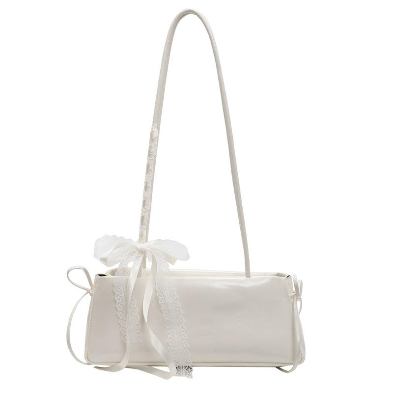 Exquisite Simple High-quality Texture Pu Women's Boston Bag New Sweet Silk Scarf Fashion Shoulder Messenger Bag Women