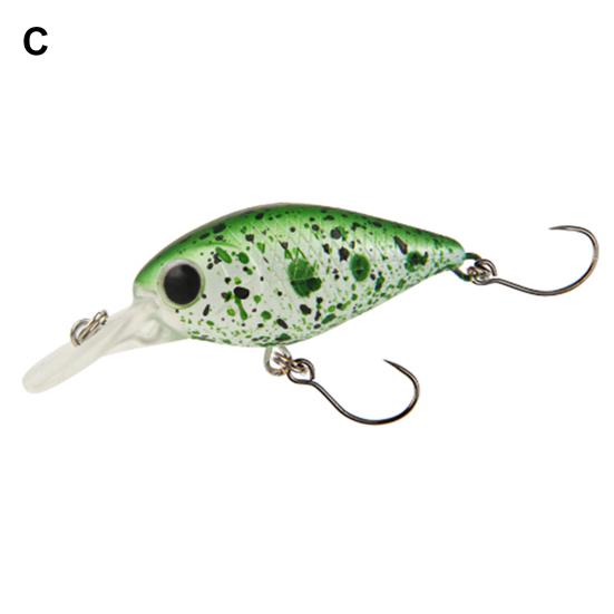 3.2g 5cm 3D Eyes Fishing Lure Simulated Shallow Diving  Slow Sink Artificial Hard Bait