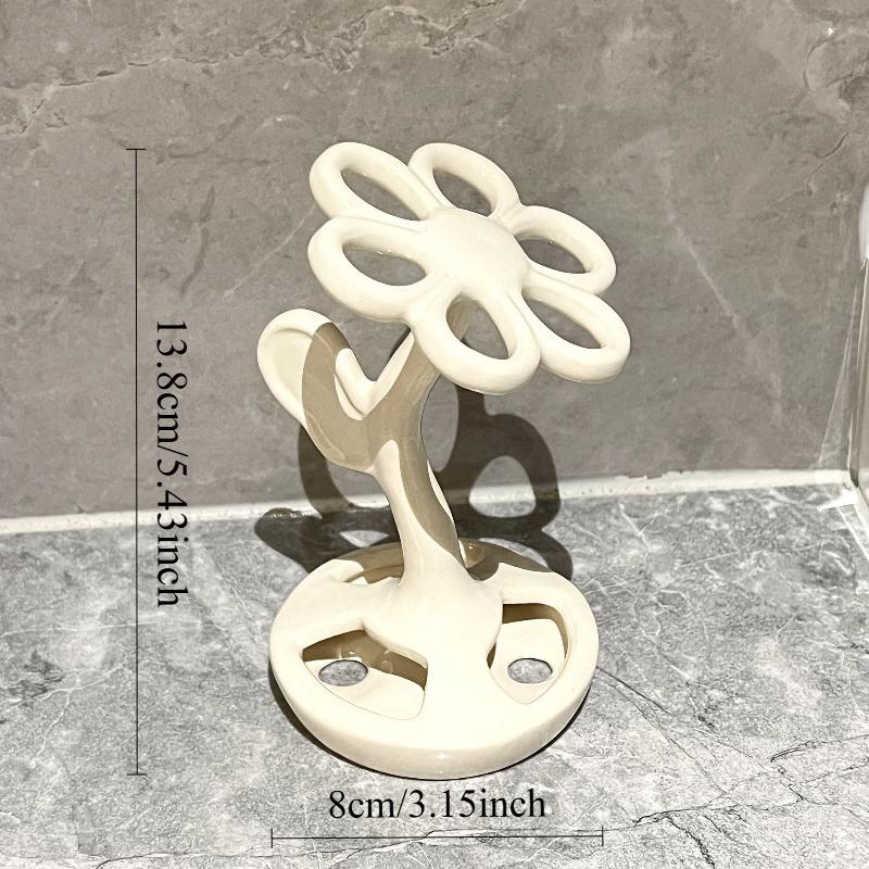 1PC Ceramic Toothbrush Toilet Bathroom Toothbrush Holder Placement Toothbrush Make-up Brush Eyebrow Pencil Storage Stand