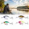 10PCS 6cm-6.2g Crankbait Lures Mini Hard Bait Fishing Lures Topwater Fishing Lures  For Bass Fishing
