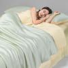 Class A Ice Silk Cooling Summer Quilt 4-Piece Set: Lightweight Embroidered Air Conditioning Quilt