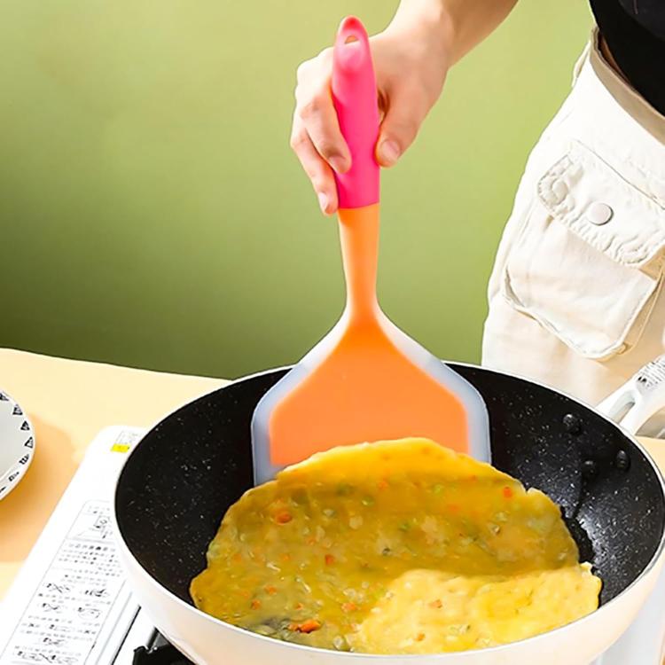 LsCook Широкоугольная полупрозрачная лопатка для тамагояки Домашняя антипригарная силиконовая лопатка