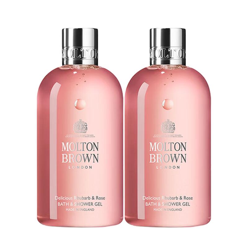 Molton Brown Rhubarb & Rose Bath & Shower Gel Duo