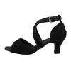 5.5CM Heel Ladies Women Girls Black Latin Tango Ballroom Dancing Shoes Salsa Indoor