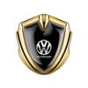 ·1pc 3D Metal Shield Car Side Fender Emblem Badge Sticker for VW Jetta Golf Beetle CC GTI R32 MK4 MK7 MK7.5 Auto Accessories