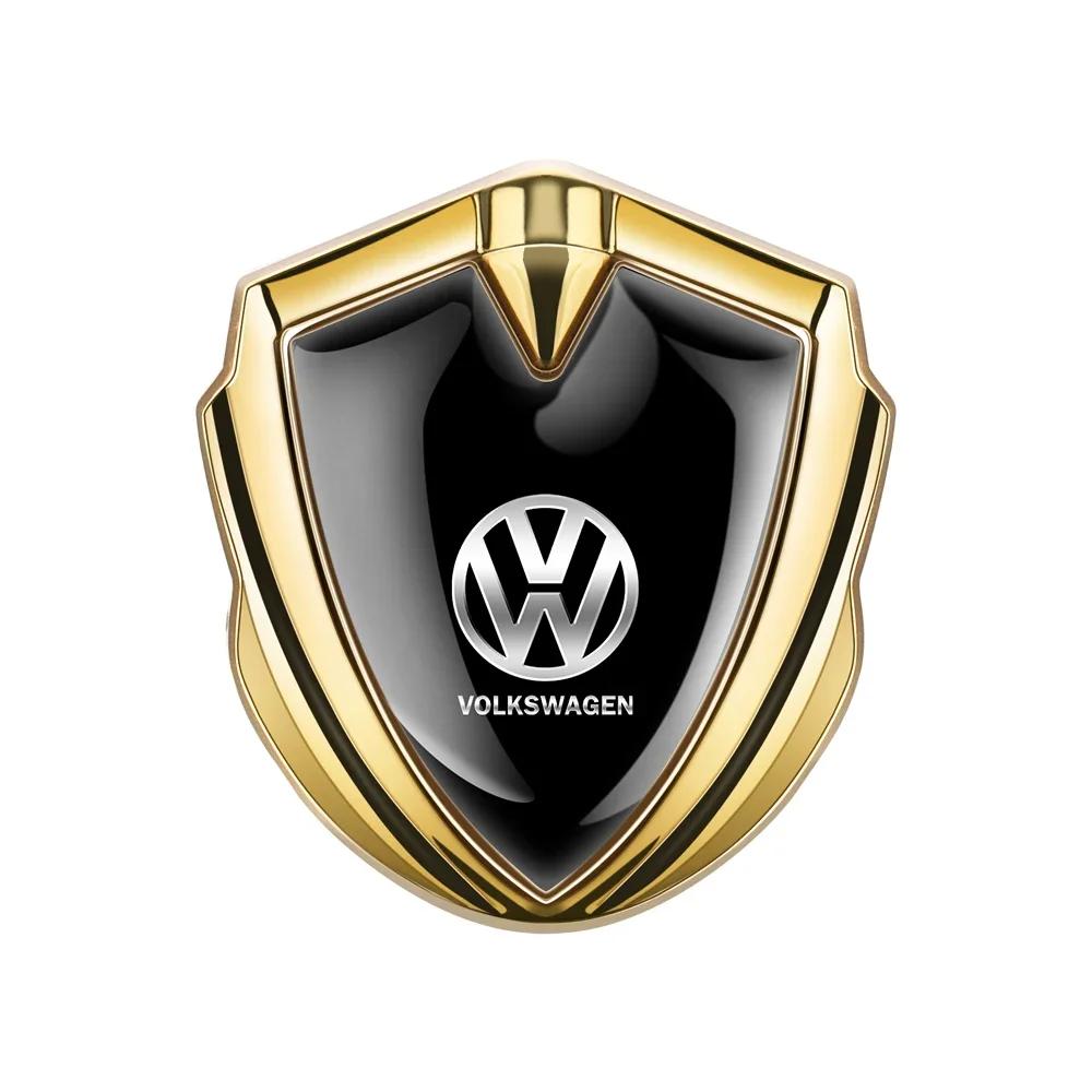 ·1pc 3D Metal Shield Car Side Fender Emblem Badge Sticker for VW Jetta Golf Beetle CC GTI R32 MK4 MK7 MK7.5 Auto Accessories
