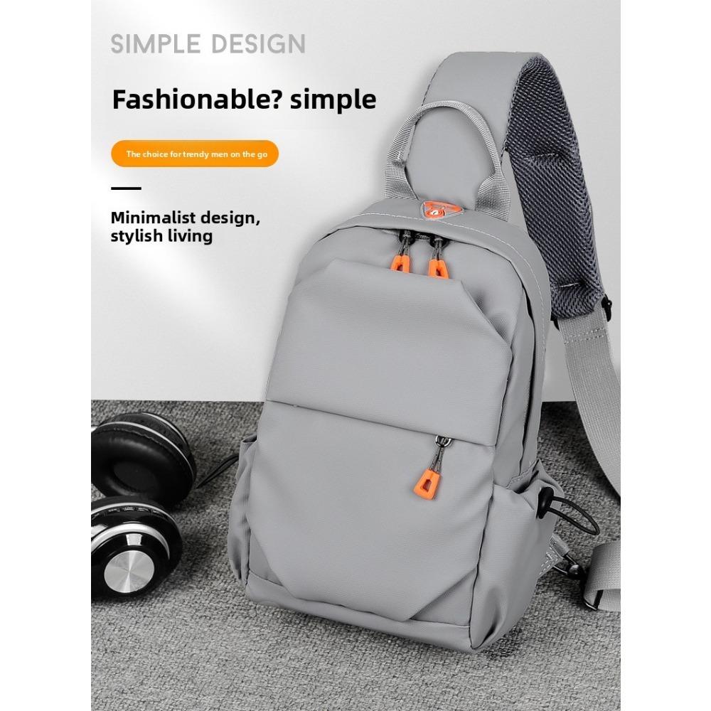 

Новая мужская повседневная нагрудная сумка-кроссбоди 18*9*30.5cm серый