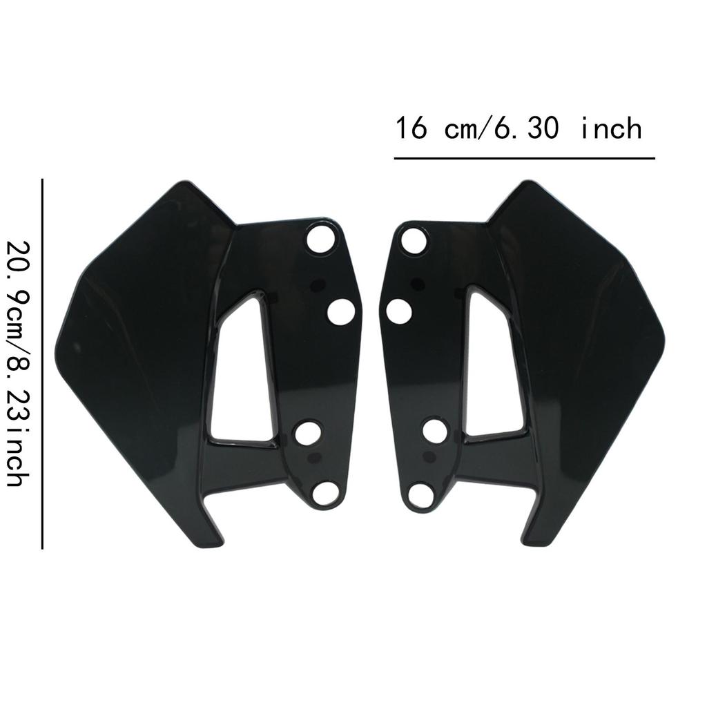 Motorcycle Side Wind Deflector Windscreen Spoiler Replaces Easy Installation