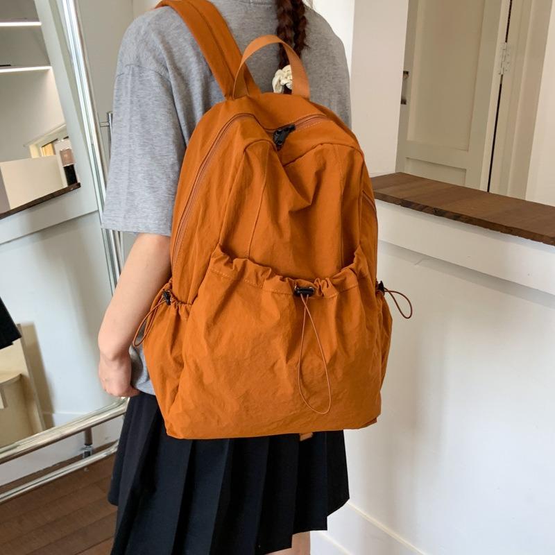 New outdoor ultra-light nylon backpack female literary college student schoolbag versatile leisure travel backpack