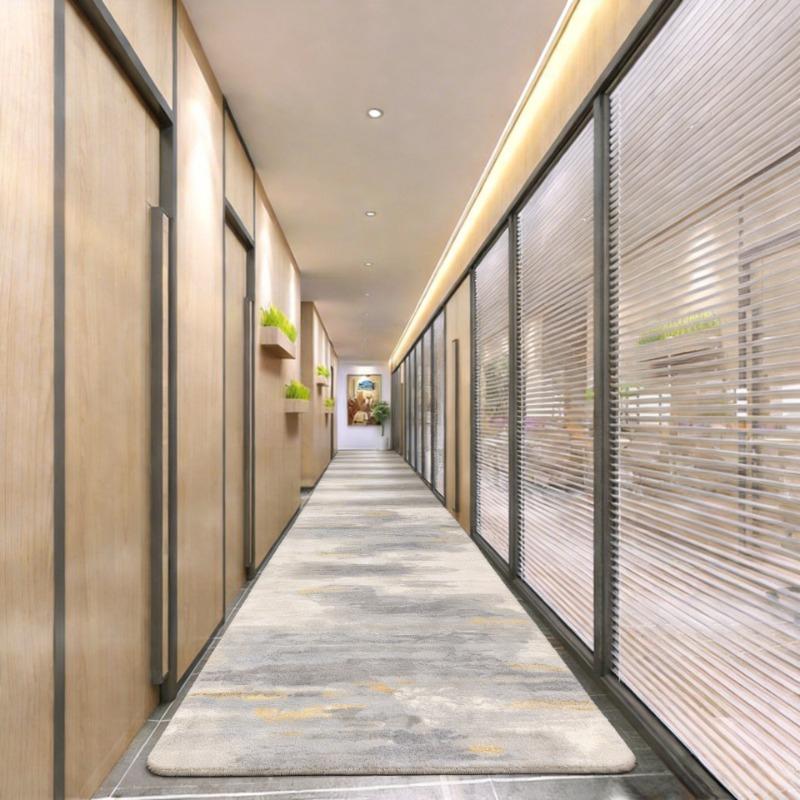 Geometric Nordic Long Corridor Carpet Non-slip Hall Runner Easy Clean Hallway Area Rug Washable Porch Entry Doormat izable