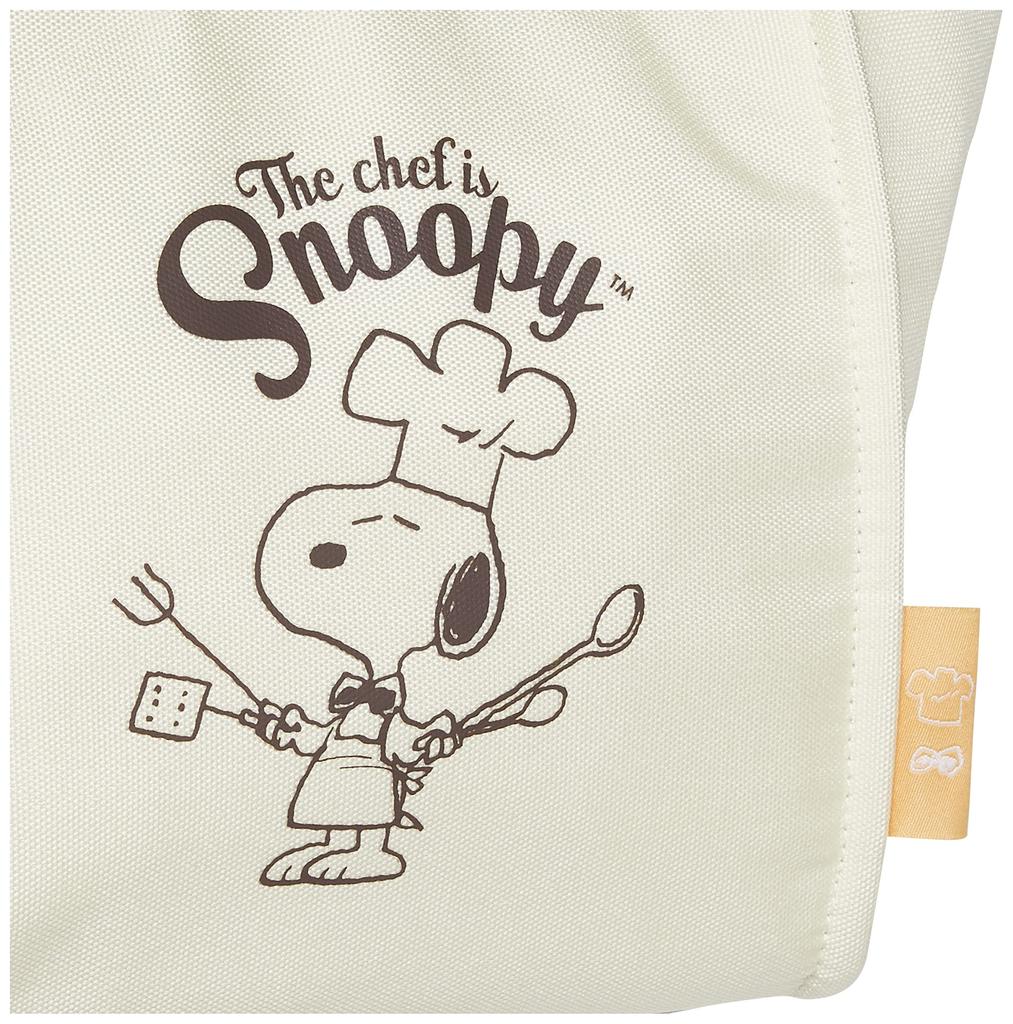 Lunch Bag M Mini Tote Bag Tote Bag Small Lightweight Mesh Pocket Zippered Zipper Snoopy0255 Yellow Free Size [SNOOPY] Women's (SPZ-2566)