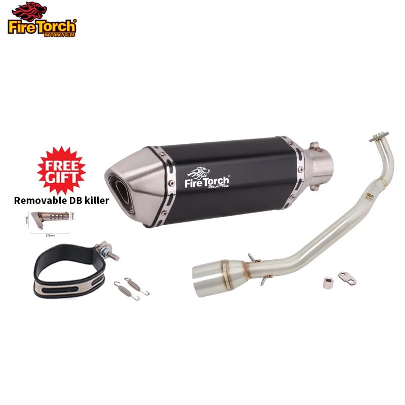 Slip On For YAMAHA Cygnus Gryphus 125cc Full System Motorcycle Exhaust Escape Moto Front Pipe Muffler With Reomvable DB Killer
