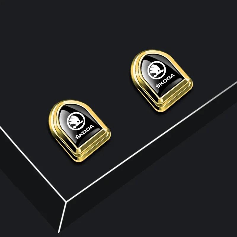 ycpry6 Car Hanging Storage Hooks Stickers for Skoda Rapid VRS Kodia Kamiq Yeti Karoq Fabia 2 Superb Octavia Roomster Scala Accessories