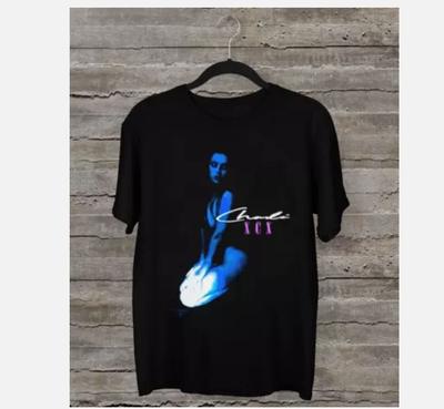 Vzácné turné CHARLI XCX s krátkým rukávem, bavlněné černé tričko pro všechny velikosti, unisex