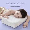J5D Memory Foam Cervical Pillow: Durable, Washable, Non-Collapsing Neck Support for Home Use.
