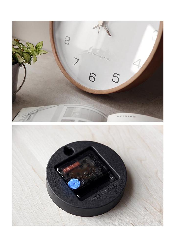 Nordic Solid Wood Wall Clock - Modern Simple Design for Living Room or Bedroom, Chinese Style, Fashionable and Creative.