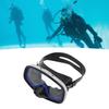 Taucherbrille Silikon Wasserdicht Gehärtetes Glas Linse Unterwasserbrille zum Schnorcheln Schwimmen