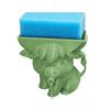 Yousheng Highland Cow Sponge Holder with Drainage Bathroom Kitchen Sink Countertop 3D Printed Cattle Sponge Stand Multifunctional Sponge Organizer