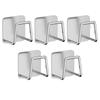 1-10pcs Kitchen Stainless Steel Sink Sponges Holder Self Adhesive Drain Drying Rack Shelf Household Wall Hooks Storage Organizer