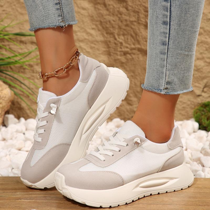 Large Size Single Shoes Women's Autumn New Platform Trend Versatile Dad Shoes Casual Sports Women