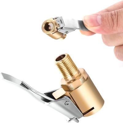 Mașină anvelope aer Chuck inflator pompă supapă conector clip-on adaptor auto alamă 8mm anvelopă roată supapă pentru pompă gonflabilă