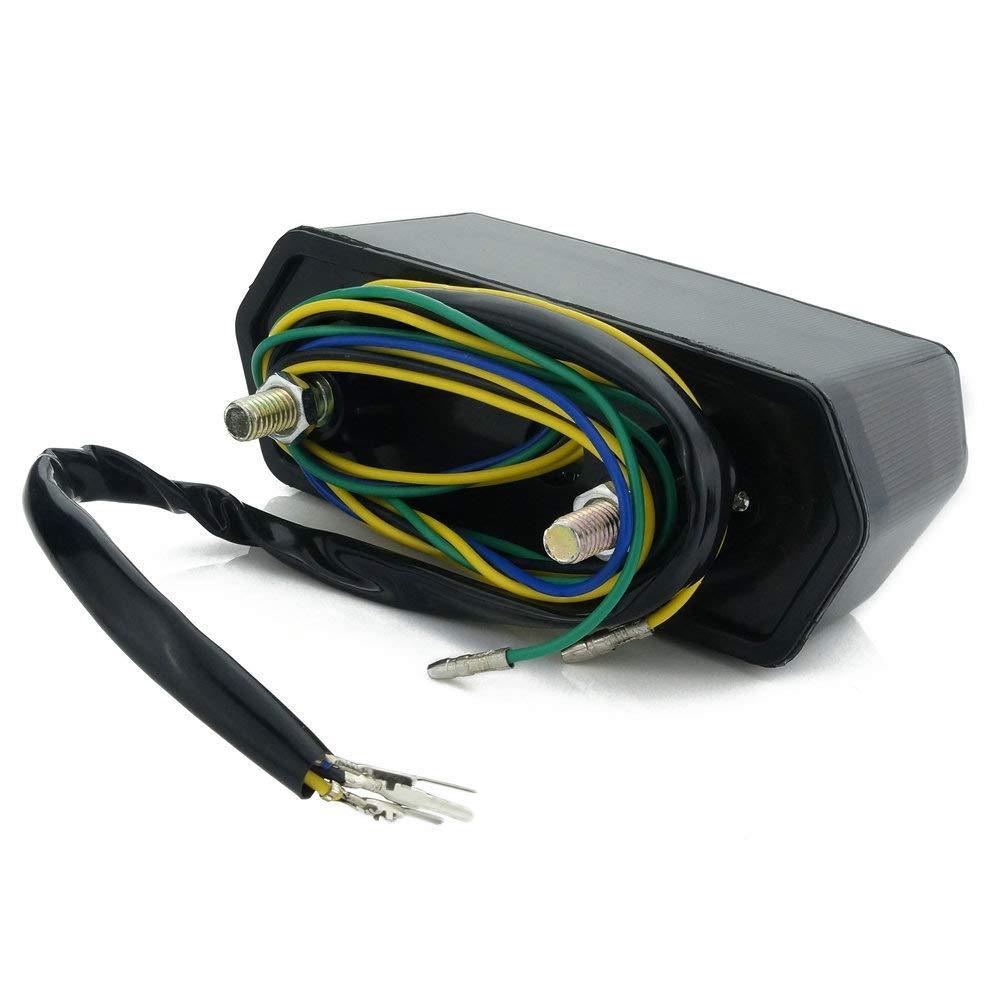 Motorcycle LED Brake Tail Light For Honda Grom MSX125 CBR650F 2014-2016 Rider LED Tail Lamp Smoke Rear Turn Signal