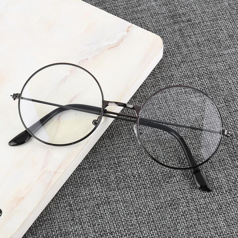 Retro Unisex Round Lightweight Anti-Blue Light Glasses