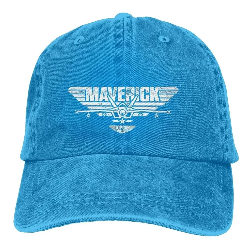 Multicolor Hat Peaked Men Womens Cowboy Cap Top Gun Maverick Centered Jet Logo Baseball Caps Personalized Visor Protect Hats