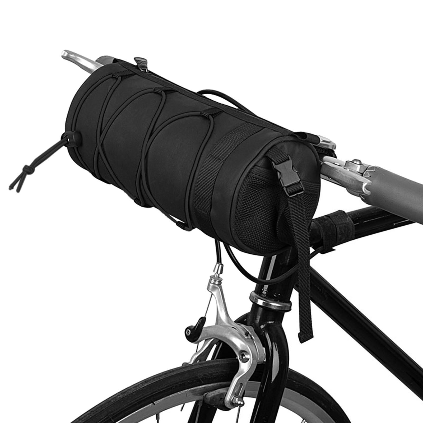

Bike Handlebar Bag Multifunctional Mountain Bike Front Bag Bicycle Frame Bag Shoulder Bag Cycle Storage Pouch Pannier чёрный