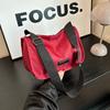 Simple Nylon Shoulder Bag Fashion Casual Trendy Messenger Bag Class Commuting Simple Small Square Bag