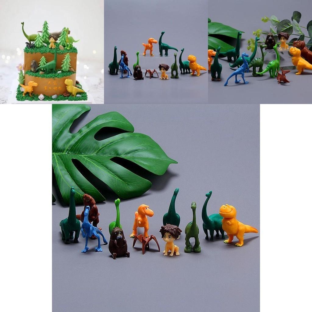 Adorable And Detailed The Good Dinosaur Mini Figures Ideal For Cake Decoration