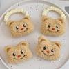 Fun Brooch Smile Photo Booth Props Bear Furry Hair Clip Hair Tie Party Headpiece Fun Hair Tie for Music Festivals