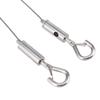 Adjustable Picture Hanging Wire Set Sturdy Stainless Steel Cable with Stylish Hook Accessory for Photos and Frames