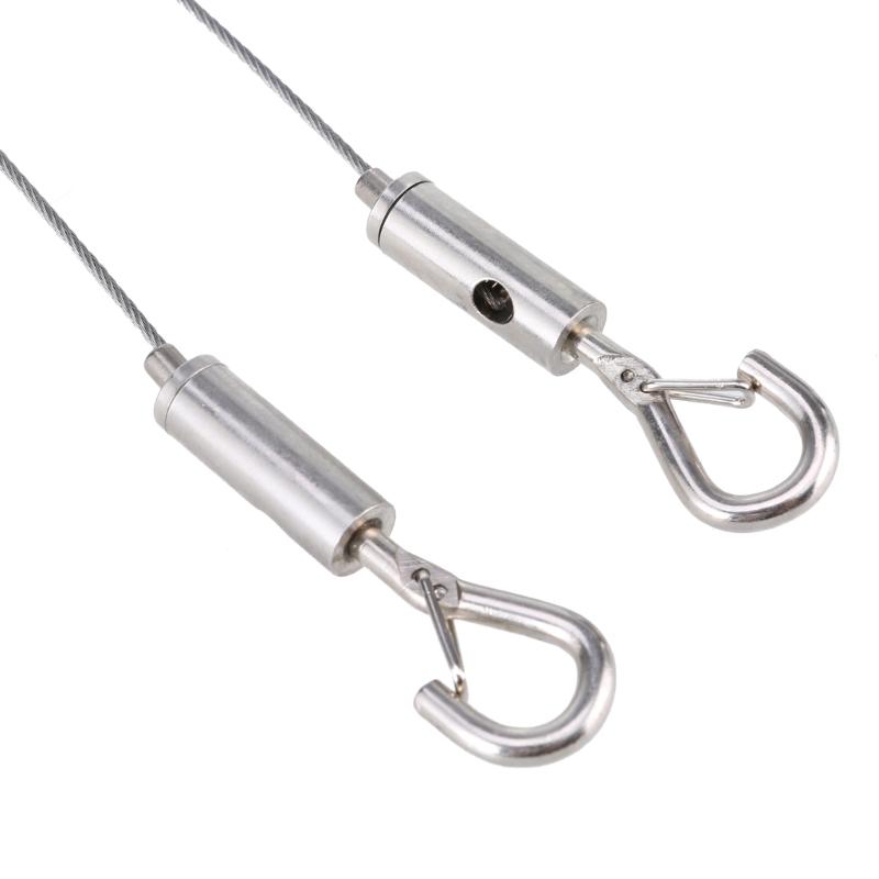 Adjustable Picture Hanging Wire Set Sturdy Stainless Steel Cable with Stylish Hook Accessory for Photos and Frames