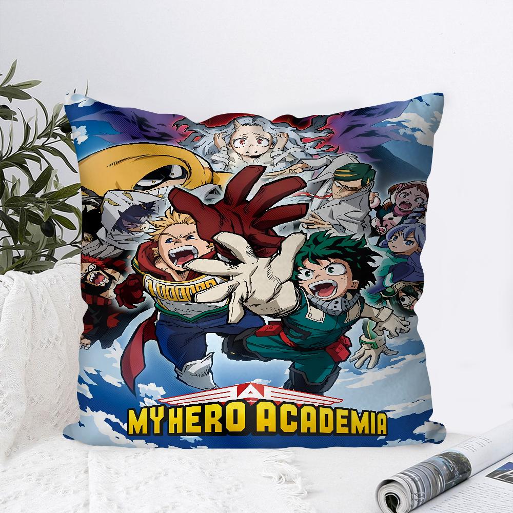 Anime My Hero Academia Pillow Case Square Pillow Bedroom Sofa Leisure Comfort Cushion Car Living Room Home Decoration