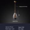 Luxury All-Copper Crystal Pendant Light for Dining and Bedroom