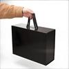 Eco-Friendly Pink Magnetic Handle Folding Box with Soft Ribbon for Stylish Candle Packaging