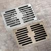 Badezimmerzubehör Kupfer Gebürstet Badezimmer Geruchshemmend Bodenablauf 140*90mm