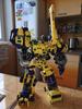 NBK 6 IN 1 New Transformation Toys Devastator Anime Action Figure Engineering Truck Bulldozer Excavator Blender Model Kids Gift