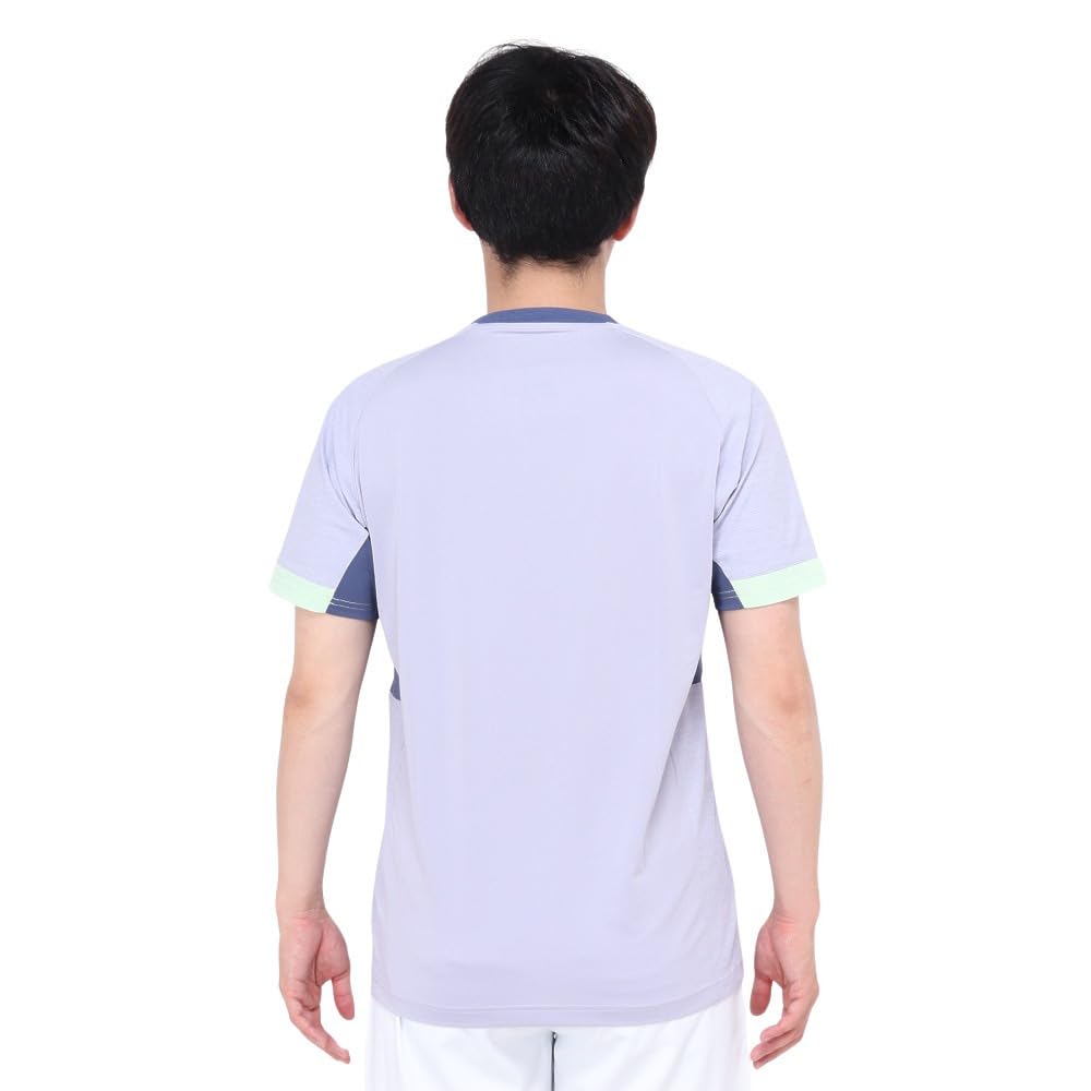 Short Sleeve Game Shirt Mist Blue M [Yonex] (Fit Style) (406)