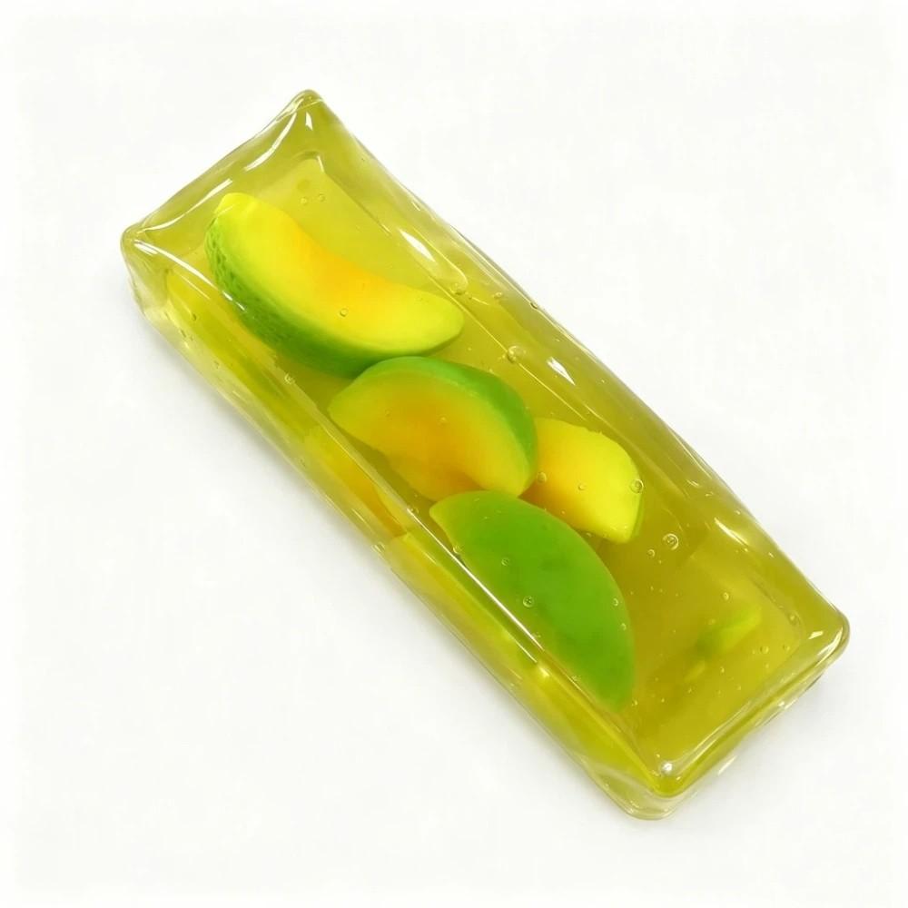 Transparent Fruit Squishy Toy Slow Rebound Fruit Jelly Stick Fruit Ice Cube Squishy Toy Party