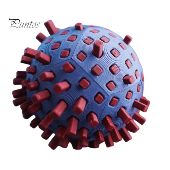 

Zen Spiky Ball Fidget Toy Тревога Снятие стресса Выдвижной шипованный сенсорный мяч для детей Подростков Взрослых Портативный Дорожный Успокаивающий Spiky Sphere Toy синий