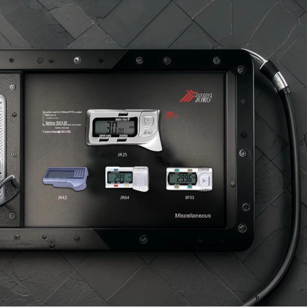 Digital Caliper with Grating Measurement and Data Output Size as ordered