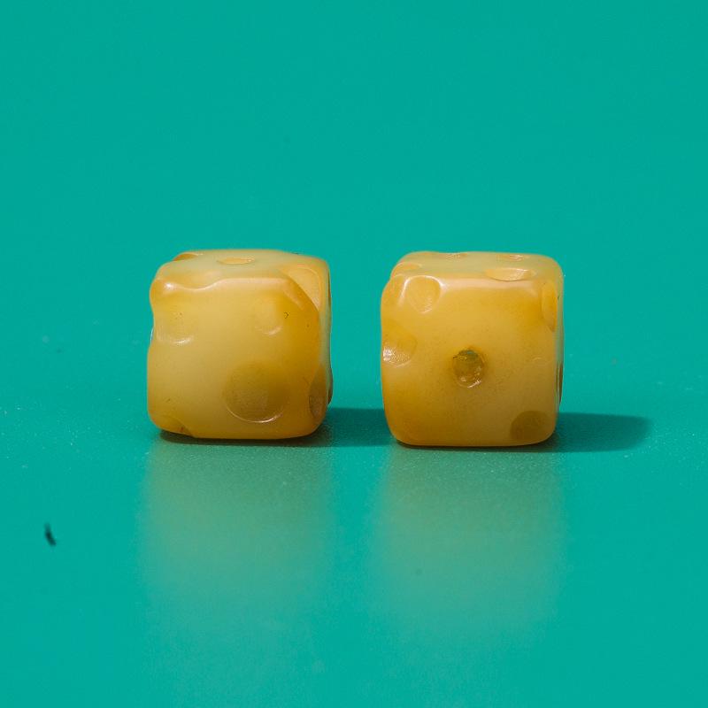 Handmade Exquisite Lotus Lion Root Carving Bracelet Kit with Lucky Charm Bag