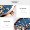 AILANG Herrenuhr, vollautomatische mechanische Uhr, doppeltes Schwungrad, wasserdicht, Kalendergürtel, Herrenuhr