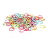 100pcs Stitch Ring Markers Multipurpose Metal Colorful Crochet Stitch Markers for DIY Handcrafts